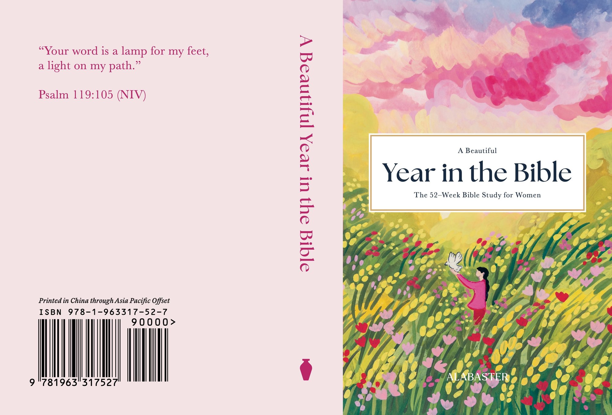 A Beautiful Year in the Bible, Mini: Softcover, back, spine and front