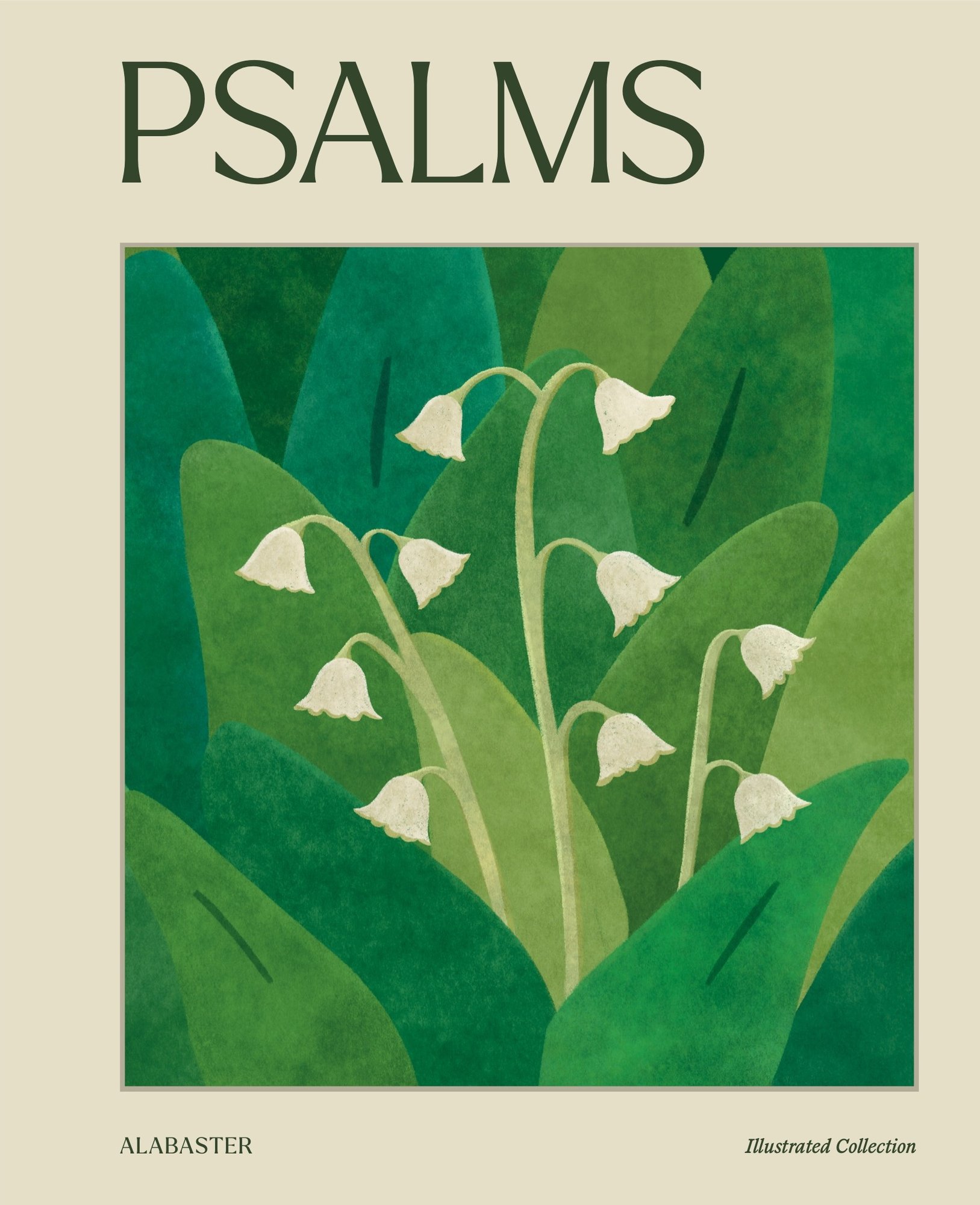 Psalms Illustrated: Hardcover, front, Lily of the Valley edition